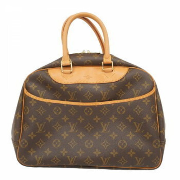 Louis Vuitton Monogram Deauville Handbag Brown - Picture 1 of 9